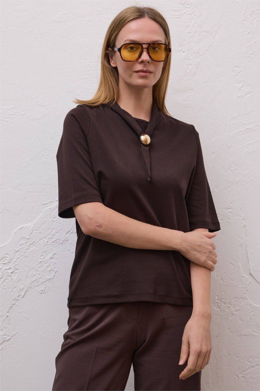 Тениска Lora Brown