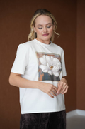 Тениска Flora бяла 