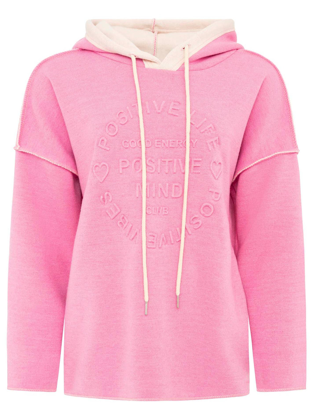 Суитшърт Плетиво POSITIVE MIND HOODIE