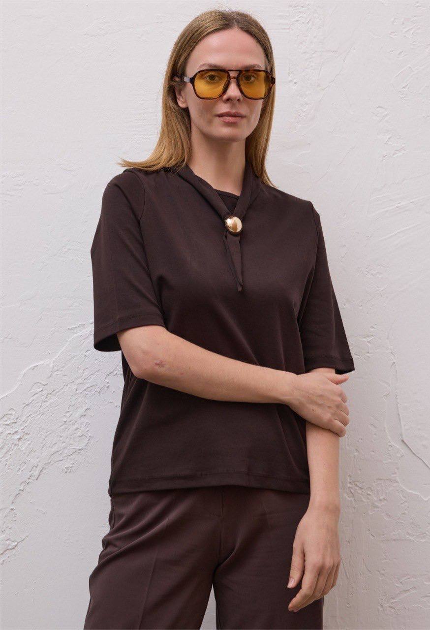 Тениска Lora Brown