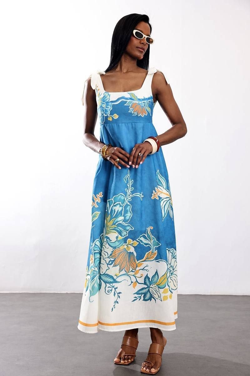 Рокля AZURE FLEUR