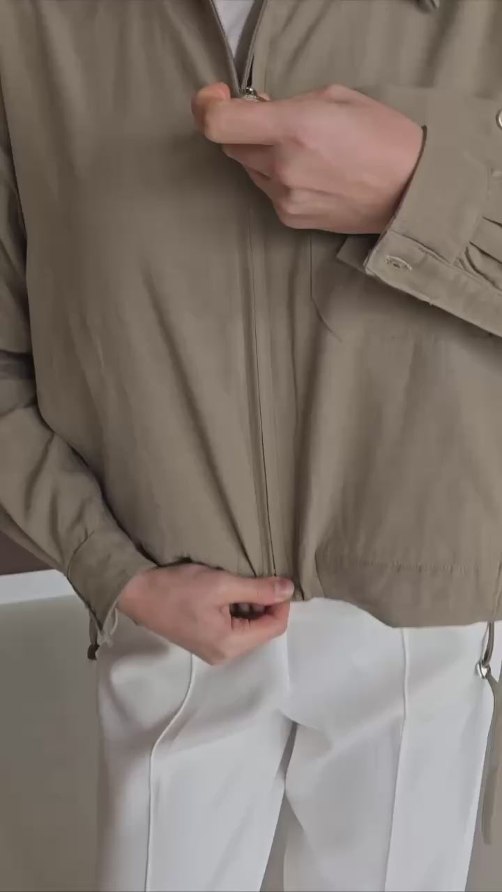 Комплект от 3 части SOLÉA Лен и Cupra, маслинено зелен